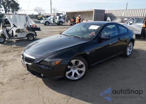 2007 BMW 650I z USA, uszkodzony, nr VIN WBAEH13507CR51624